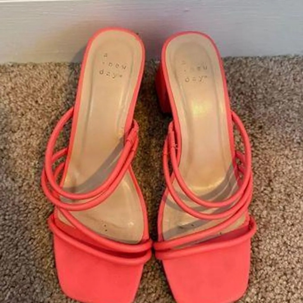 A new day coral heels